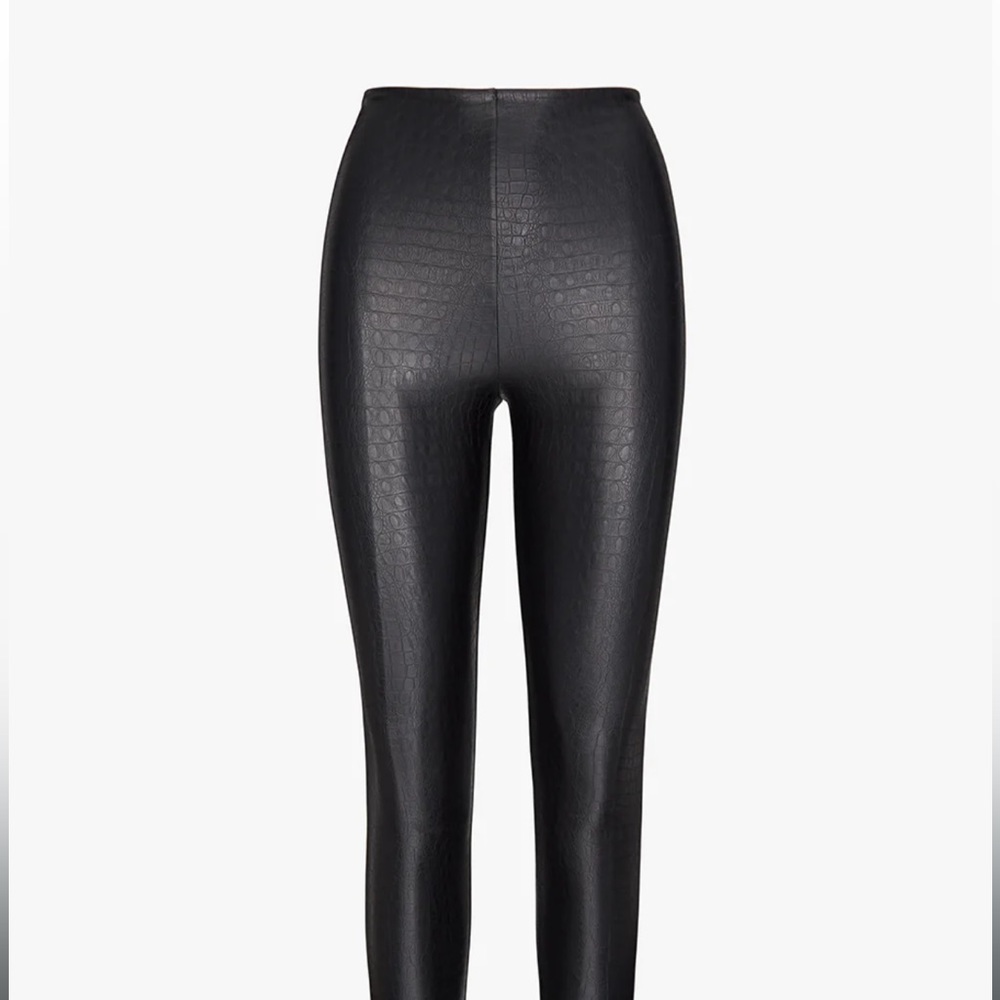 Commando faux leather animal leggings